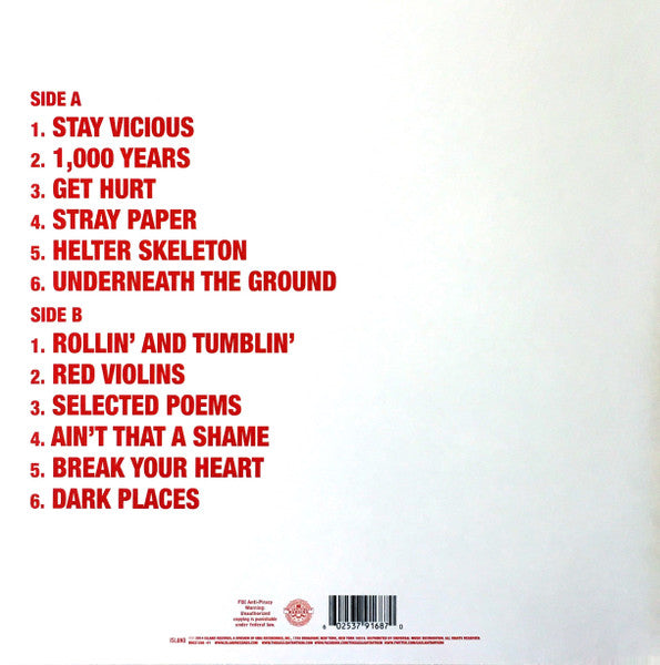 The Gaslight Anthem – Get Hurt - Limited Edition, Red, White Splatter, Rare