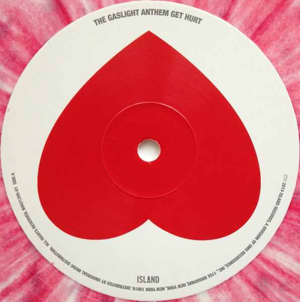The Gaslight Anthem – Get Hurt - Limited Edition, Red, White Splatter, Rare
