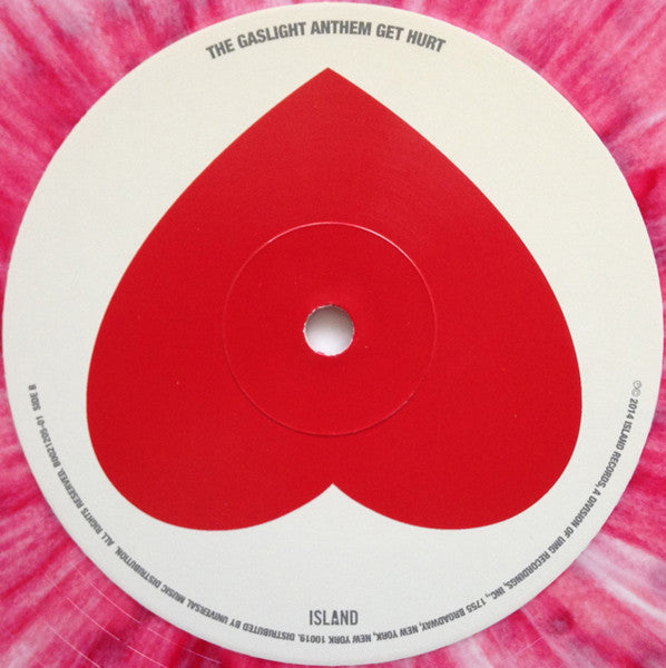 The Gaslight Anthem – Get Hurt - Limited Edition, Red, White Splatter, Rare