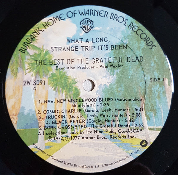 The Grateful Dead – The Best Of The Grateful Dead - 1977 Original Pressing
