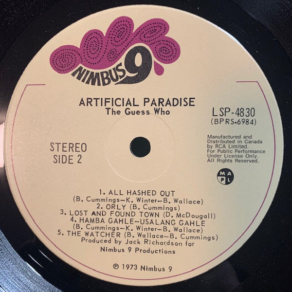 The Guess Who – Artificial Paradise