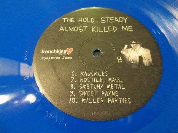 The Hold Steady – Almost Killed Me - Blue Vinyl, Download Card, in Shrinkwrap - Vinyl Pursuit Inc
