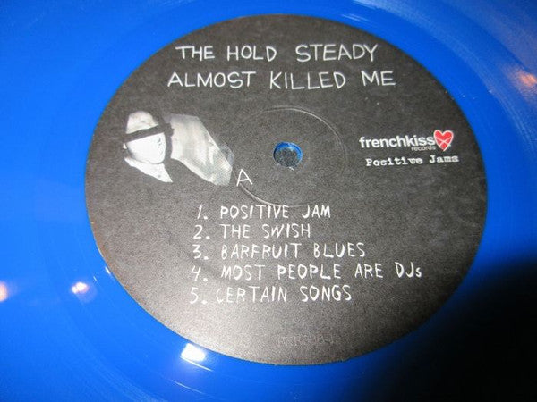 The Hold Steady – Almost Killed Me - Blue Vinyl, Download Card, in Shrinkwrap - Vinyl Pursuit Inc