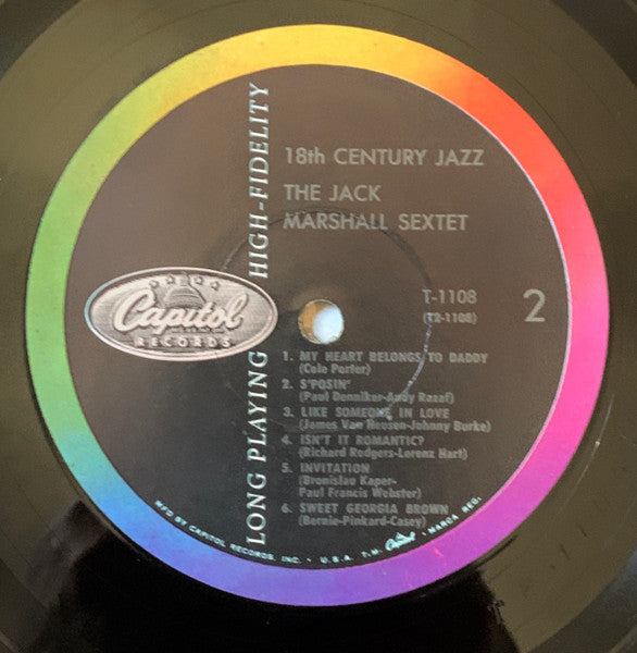 The Jack Marshall Sextette – 18th Century Jazz US Pressing