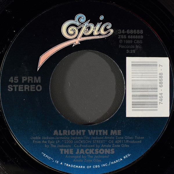 The Jacksons – Nothin (That Compares 2 U) (Edited Version) US Pressing
