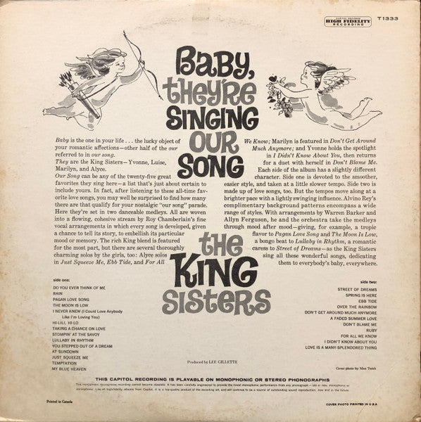 The King Sisters – Baby, They're Singing Our Song