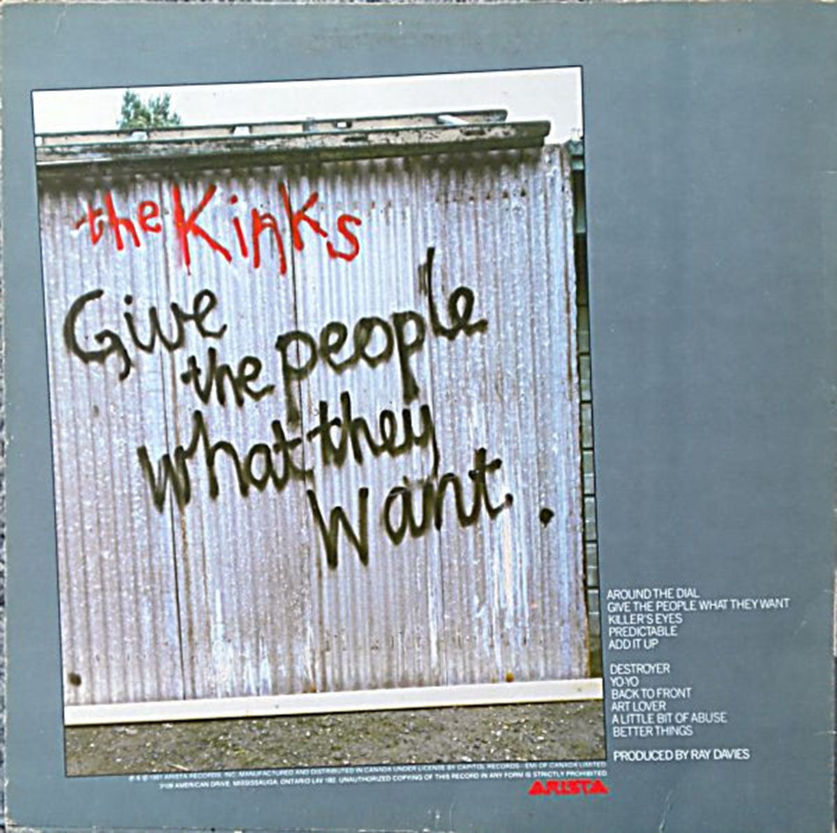 The Kinks – Give The People What They Want - 1981