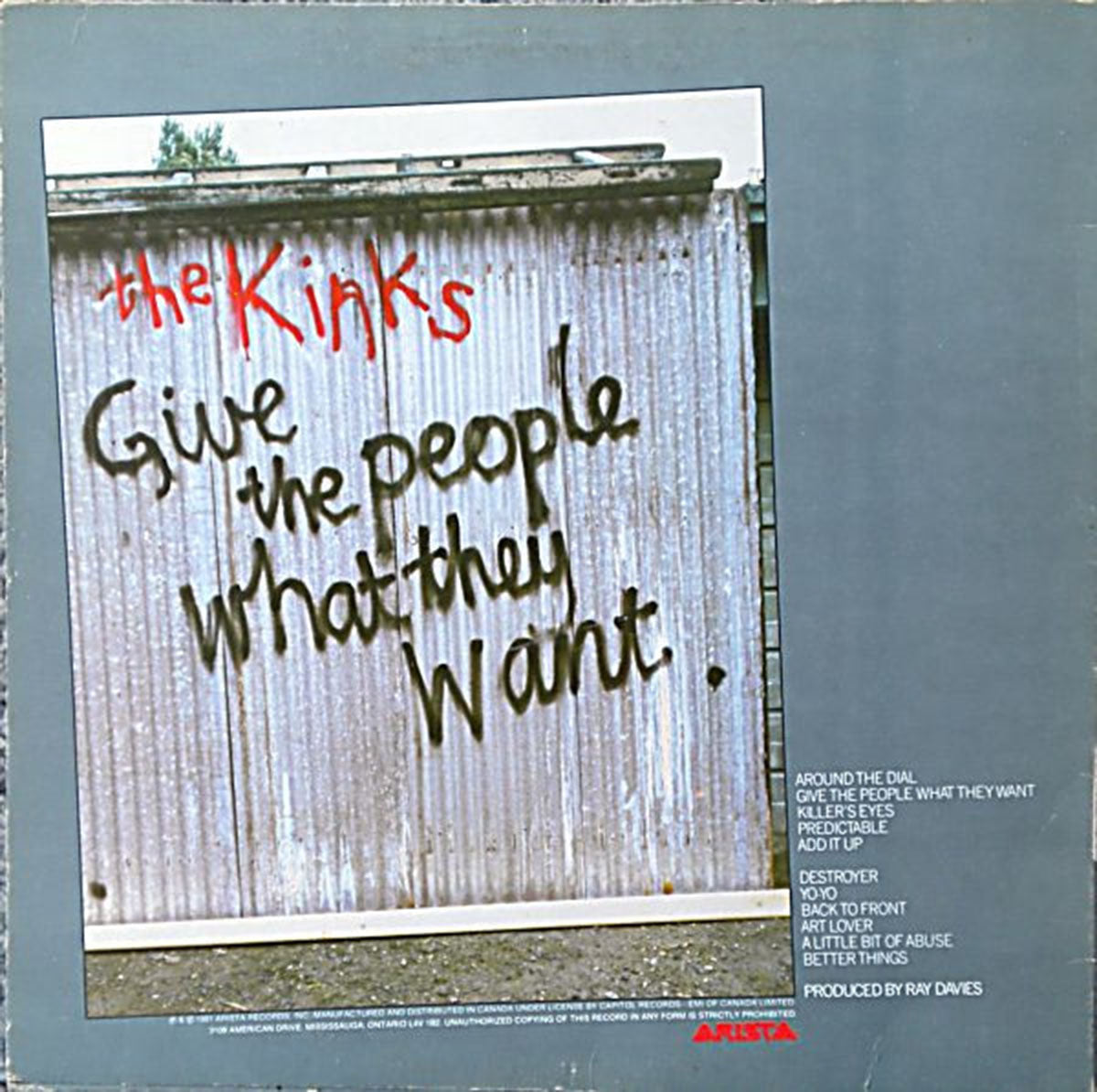 The Kinks Give The People What They Want 1981 Vinyl Pursuit Inc The kinks give the people what they want 1981 vinyl pursuit inc