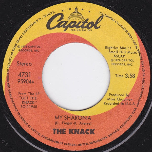 The Knack – My Sharona / Let Me Out
