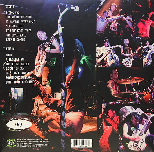 The Koffin Kats – Our Way & The Highway - Limited Edition Blue Vinyl, Signed!! - Vinyl Pursuit Inc