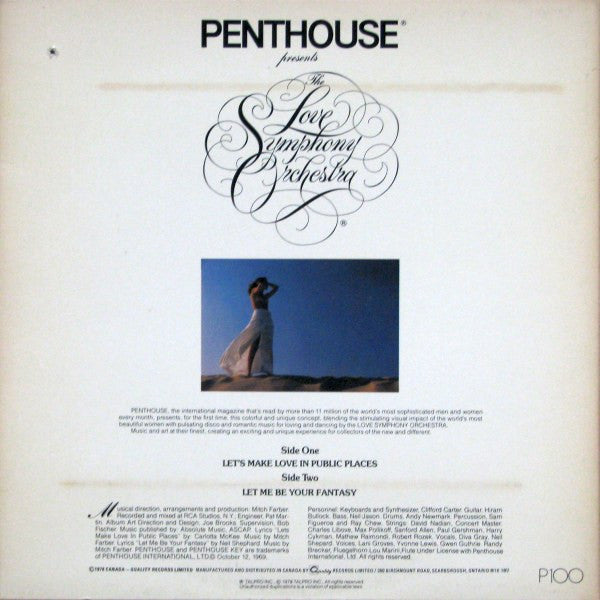 The Love Symphony Orchestra – Penthouse Presents: Pulsating Disco And Romantic Moods For Loving And Dancing