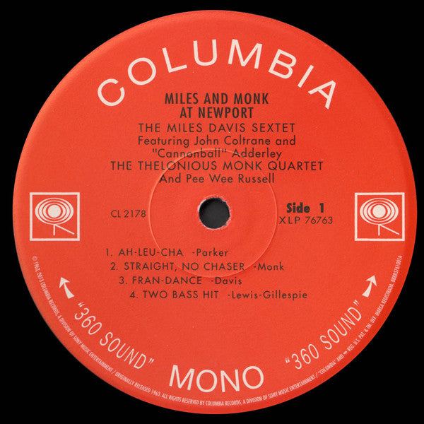 The Miles Davis Sextet & The Thelonious Monk Quartet – Miles & Monk at Newport - RSD Pressing