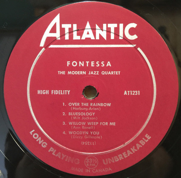 The Modern Jazz Quartet – Fontessa -  1956 Original