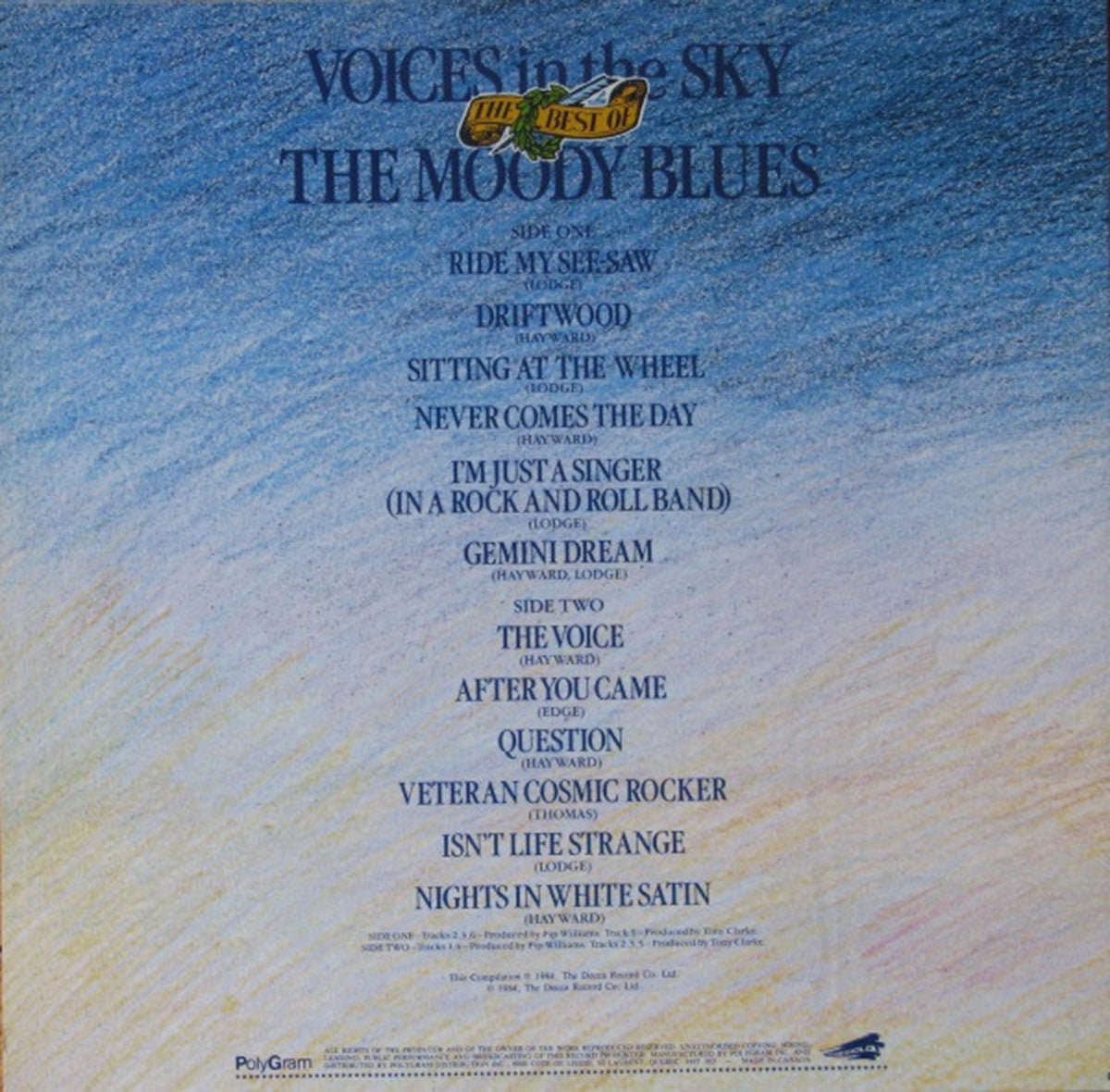 The Moody Blues – Voices In The Sky (The Best Of The Moody Blues) - 1984
