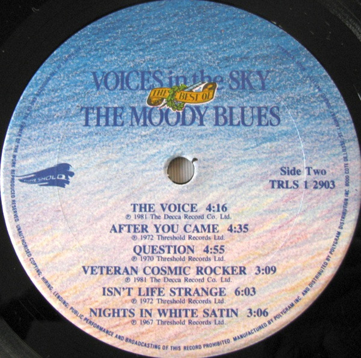 The Moody Blues – Voices In The Sky (The Best Of The Moody Blues) - 1984