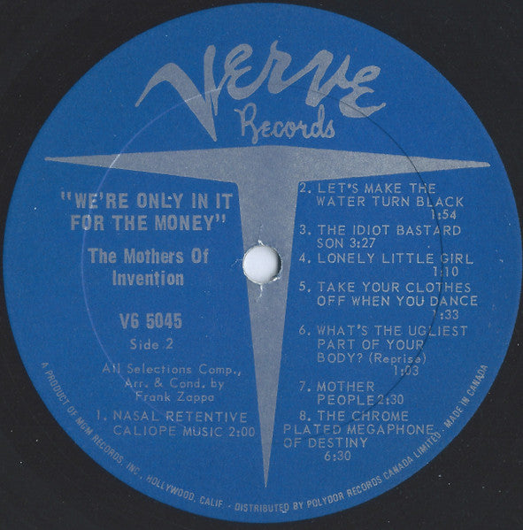 The Mothers Of Invention – We're Only In It For The Money