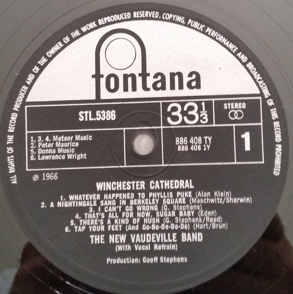 The New Vaudeville Band – Winchester Cathedral - 1966 UK Original