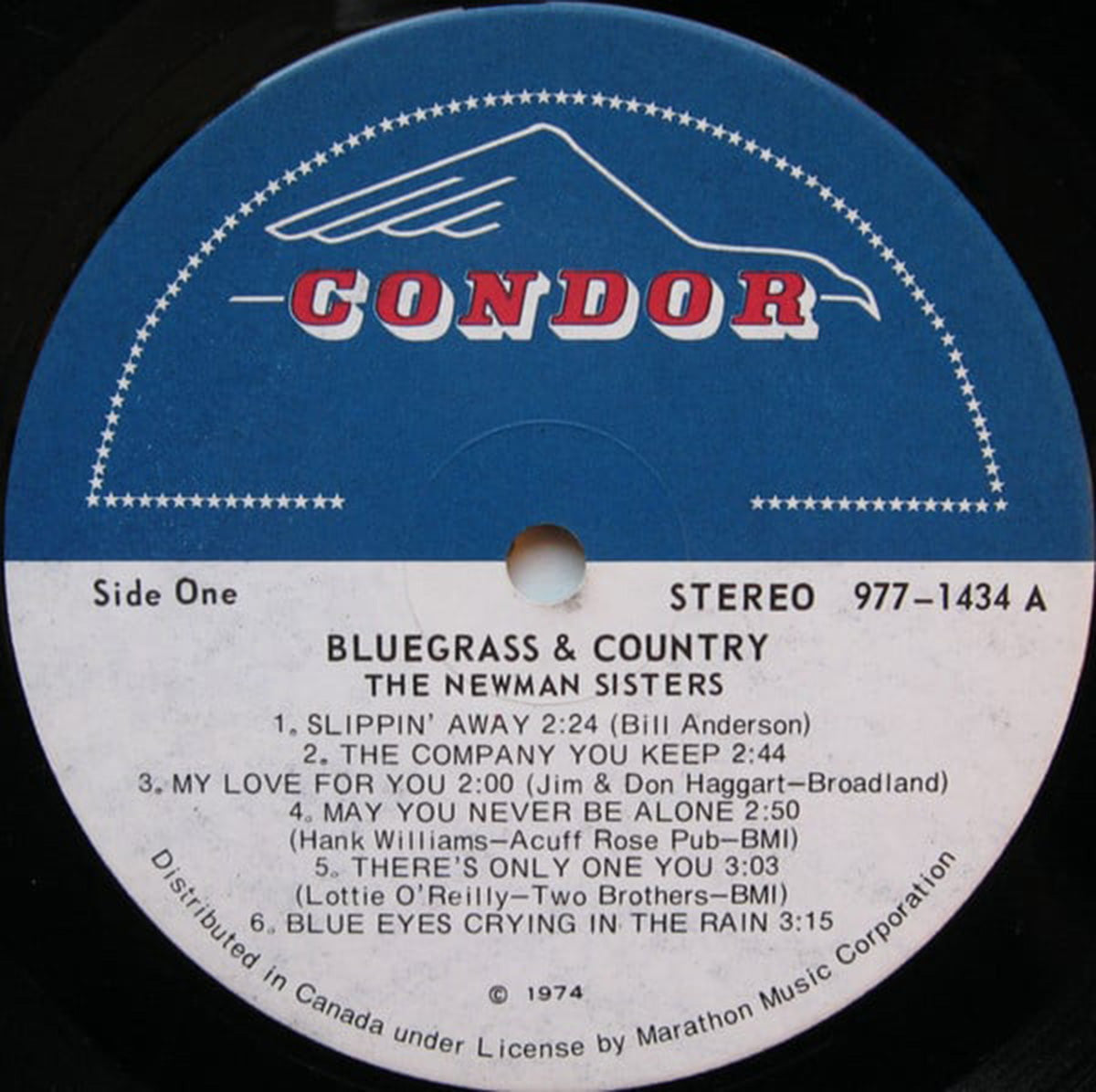 The Newman Sisters – Bluegrass & Country  -1974