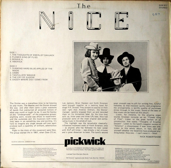 The Nice – The Nice UK Pressing