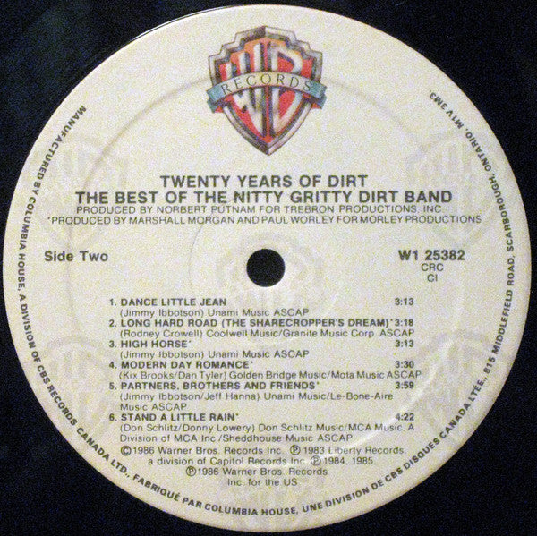 The Nitty Gritty Dirt Band – Twenty Years Of Dirt- The Best Of The Nitty Gritty Dirt Band