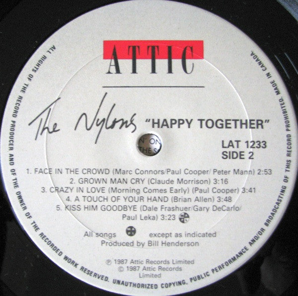 The Nylons – Happy Together - 1987