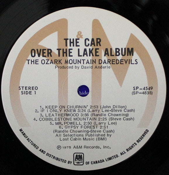 The Ozark Mountain Daredevils – The Car Over The Lake Album - 1975 Pressing