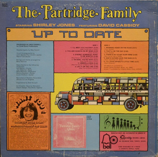 The Partridge Family Starring Shirley Jones - 1971!