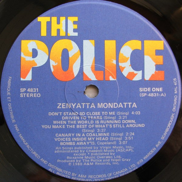 The Police – Zenyatta Mondatta - 1980