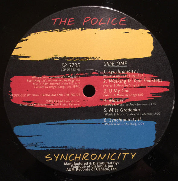 The Police – Synchronicity - 1983 Dark Purple Vinyl!