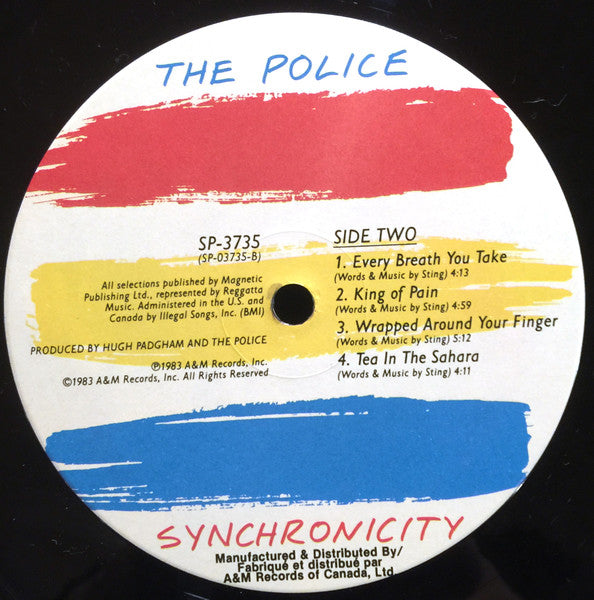 The Police – Synchronicity - 1983 Dark Purple Vinyl!