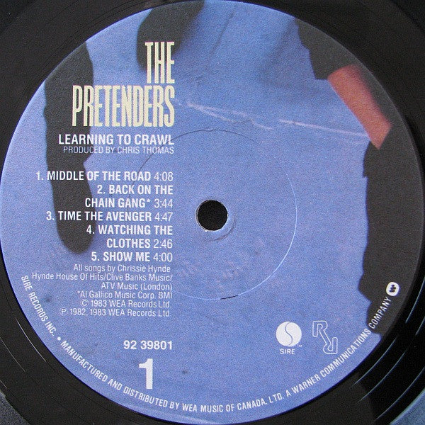 The Pretenders – Learning To Crawl - 1984 Pressing