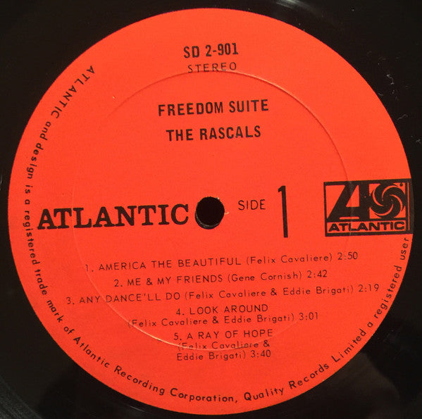 The Rascals – Freedom Suite - 1969 Original - Bargain! - Vinyl Pursuit Inc