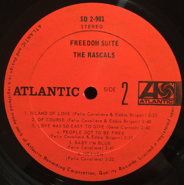 The Rascals – Freedom Suite - 1969 Original - Bargain! - Vinyl Pursuit Inc