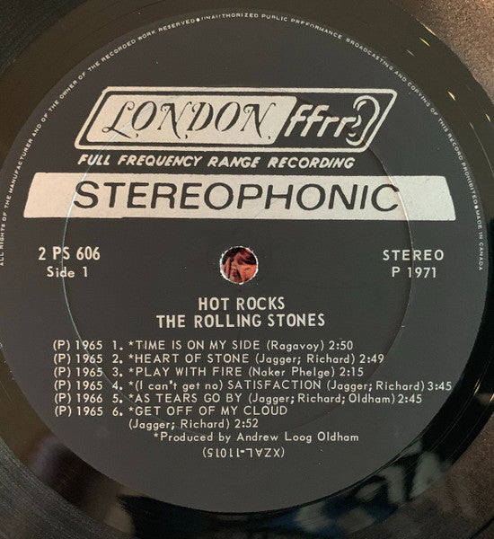 The Rolling Stones – Hot Rocks 1964-1971 - 1974 Pressing