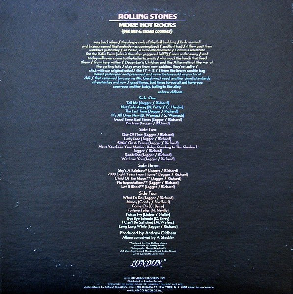 The Rolling Stones – More Hot Rocks (Big Hits & Fazed Cookies) - 1972 Pressing