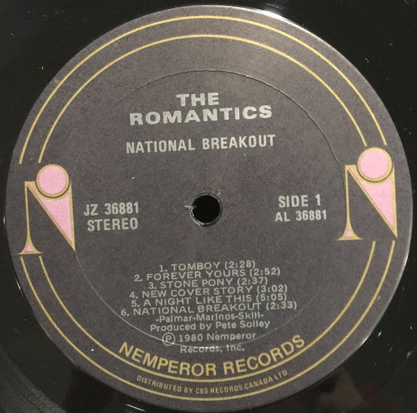 The Romantics – National Breakout - 1980 Original