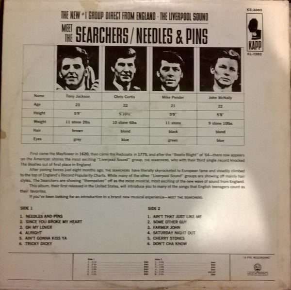 The Searchers – Meet The Searchers