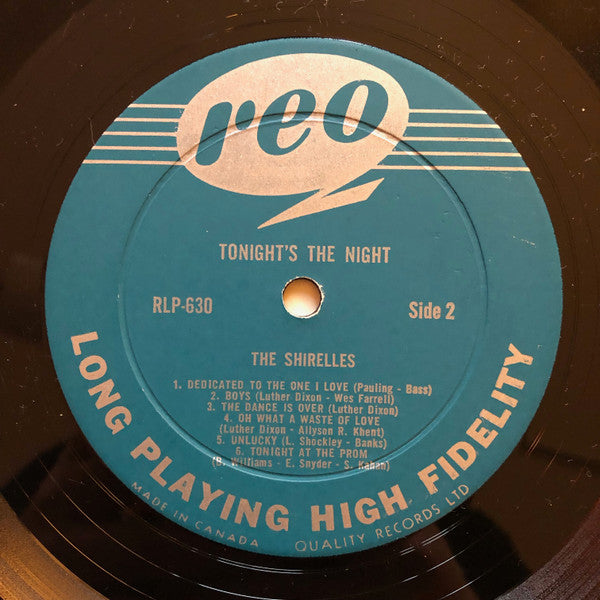 The Shirelles – Tonight's The Night