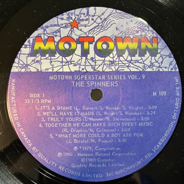 The Spinners The Spinners Vinyl Pursuit Inc
