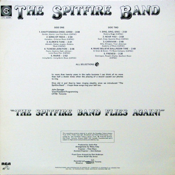 The Spitfire Band – The Spitfire Band - 1981 Original Pressing