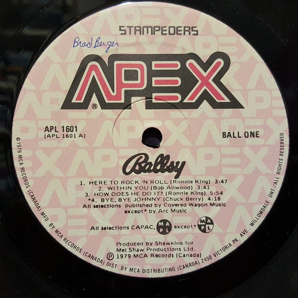 The Stampeders – Ballsy - 1978 Sealed!