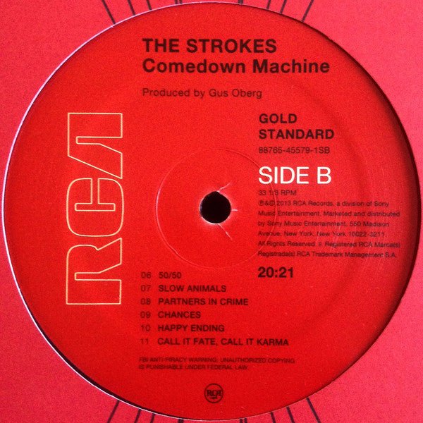 The Strokes – Comedown Machine - 180g with Download Card - Vinyl Pursuit Inc