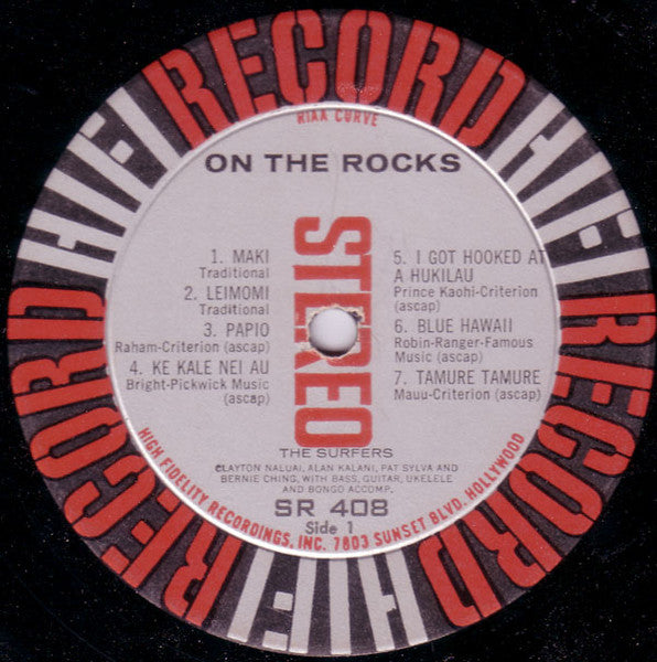 The Surfers – On The Rocks US Pressing