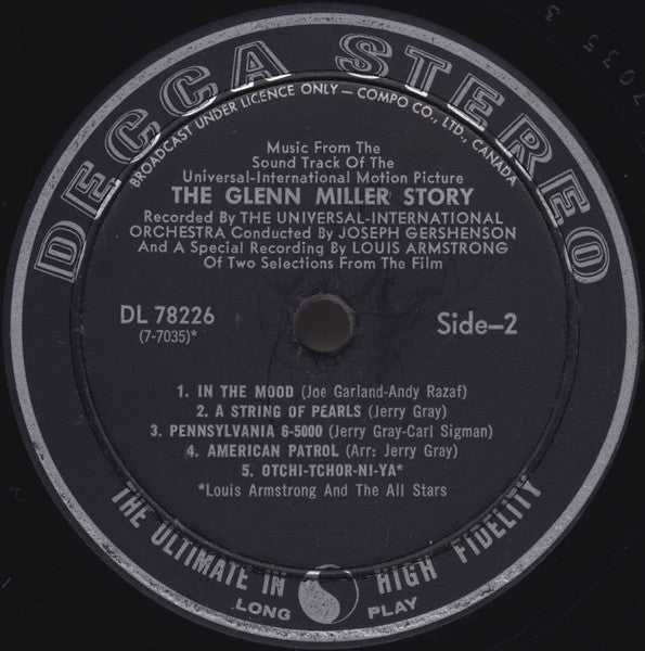 The Universal-International Orchestra / Louis Armstrong And The All Stars – The Glenn Miller Story