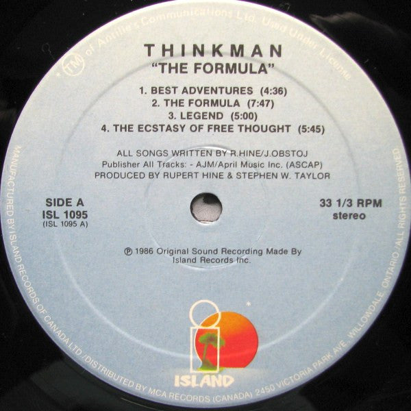 Thinkman – The Formula - 1986 Original in Shrinkwrap!
