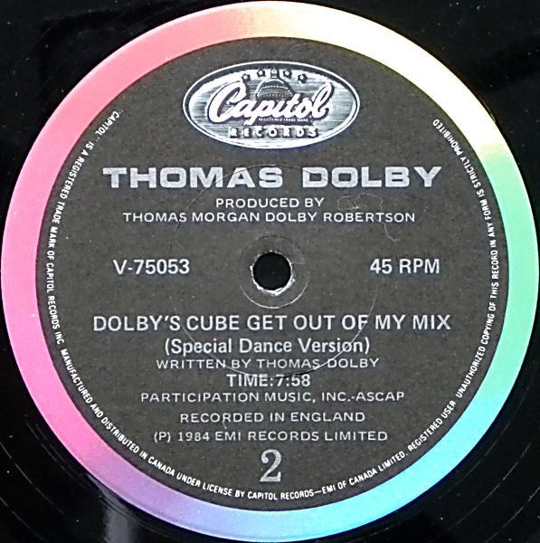 Thomas Dolby – Hyperactive! - 1984 Original Pressing