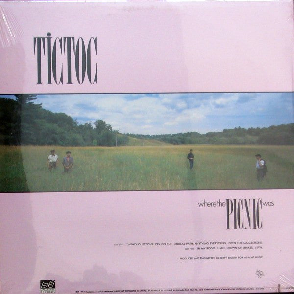 Tictoc – Where The Picnic Was - 1983 Original - Vinyl Pursuit Inc 