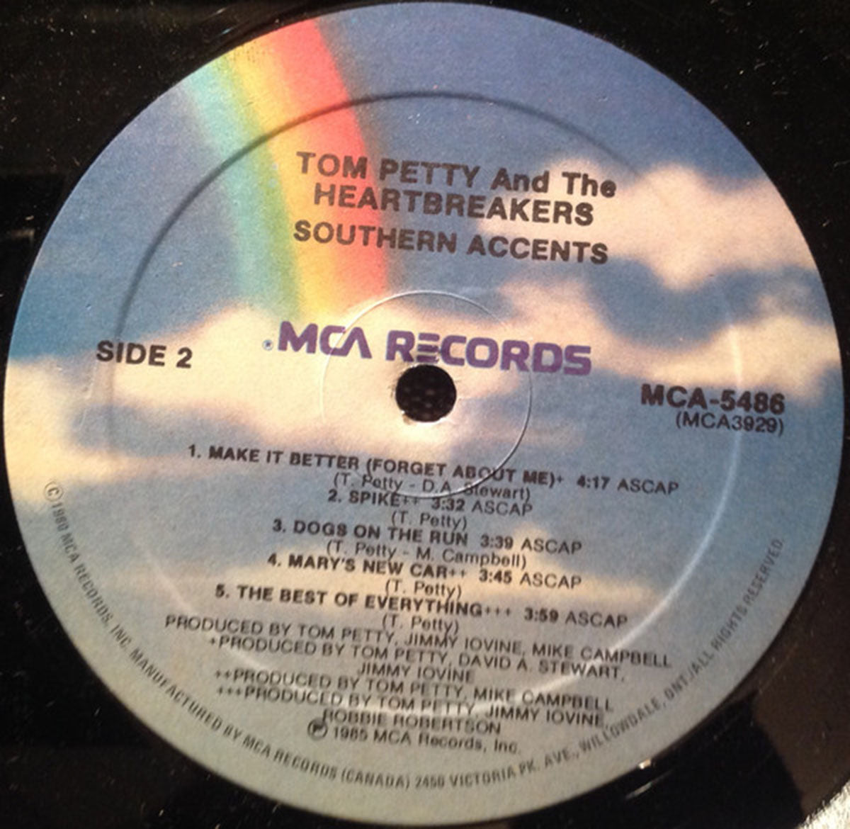 Tom Petty And The Heartbreakers – Southern Accents - 1985 Pressing VinylPursuit.com