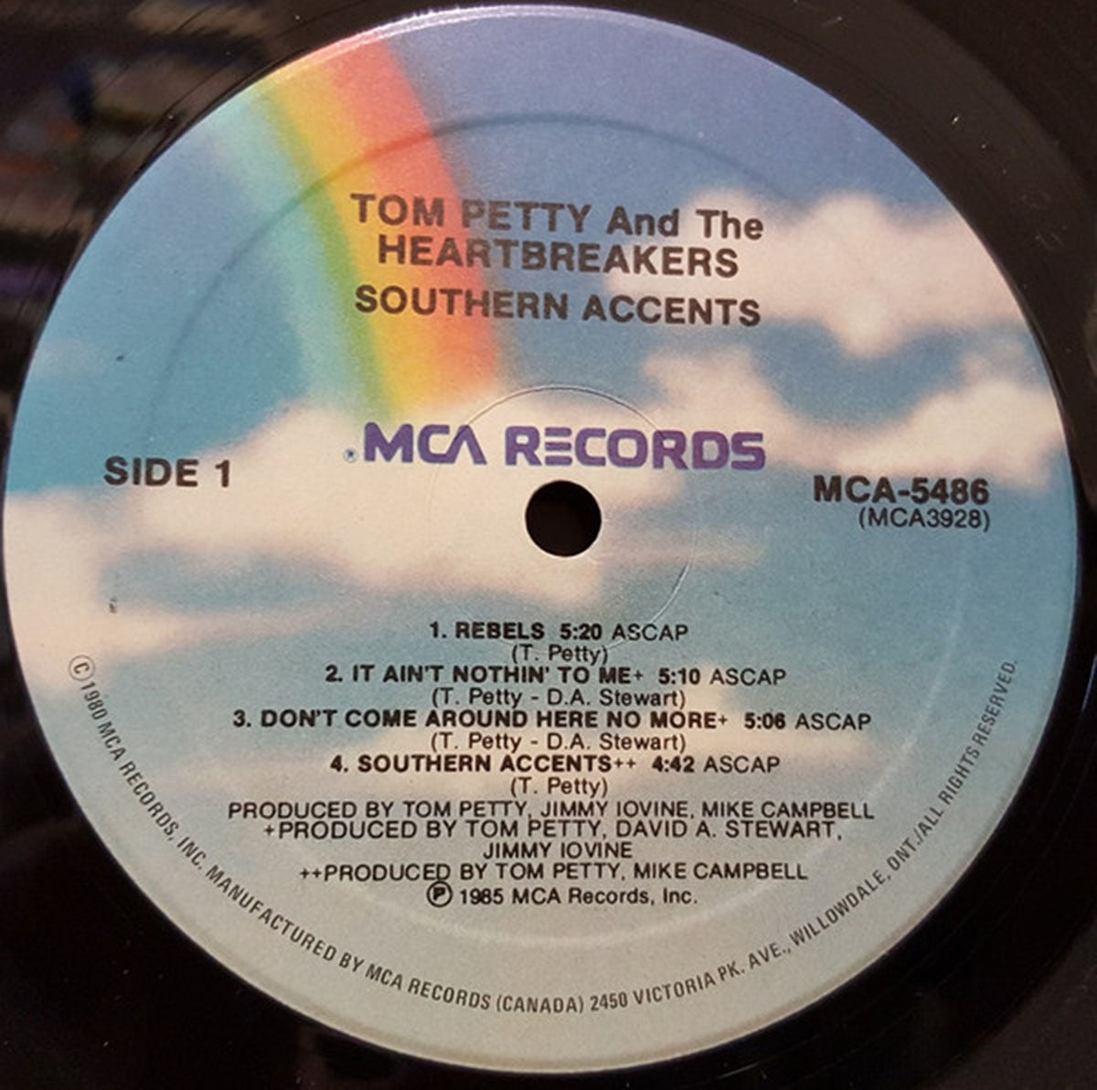 Tom Petty And The Heartbreakers – Southern Accents - 1985 Pressing VinylPursuit.com