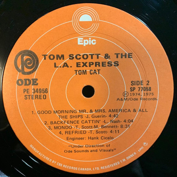 Tom Scott and The LA Express  - Tom Cat